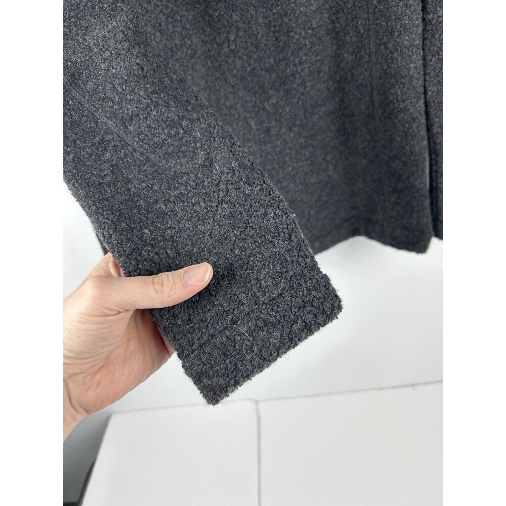 Fjallraven Women's S Kaitum Fleece  Charcoal Gray Hooded Jacket New $230 - Picture 8 of 10